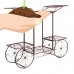 Dazone Metal Cart Flower Rack Display Garden Tree Home Decor Patio Plant Stand Holder   